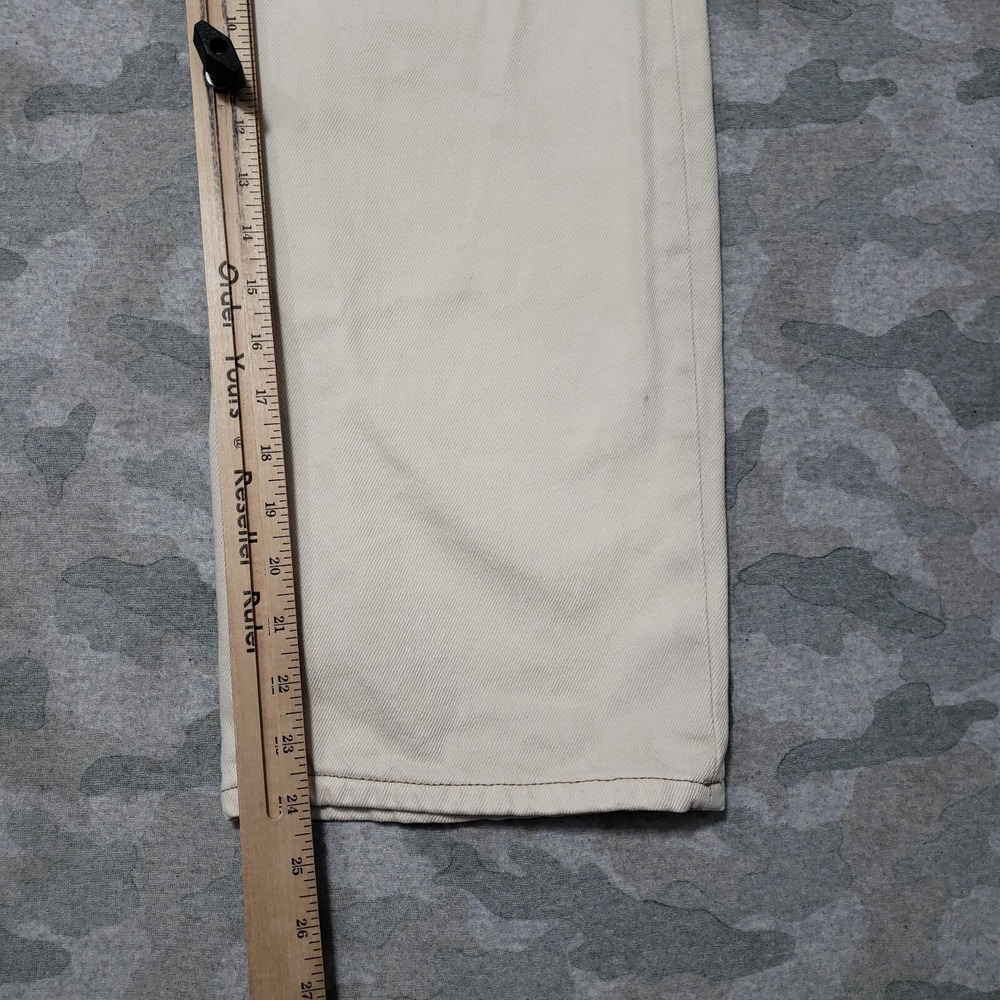 We The Free Jeans Womens 27 Beige Boyfriend Button Fly NWT - Picture 8 of 14